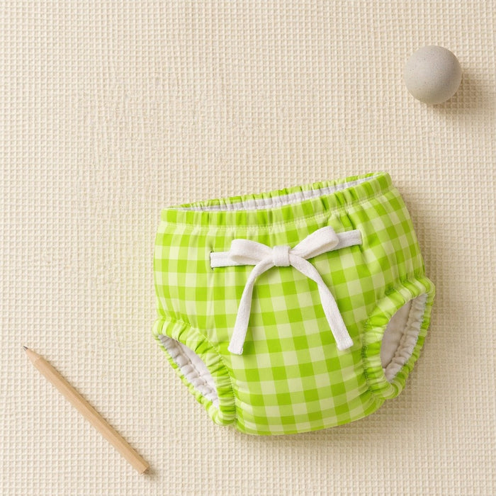 Mimi Potty Training Pants | Gingham | Geo Play | Bamboo-Cotton, Pull-Up, Semi-Waterproof | 9M-4Y