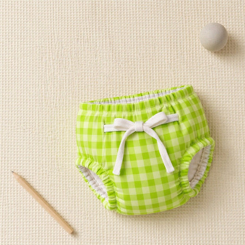 Mimi Potty Training Pants | Gingham | Geo Play | Bamboo-Cotton, Pull-Up, Semi-Waterproof | 9M-4Y