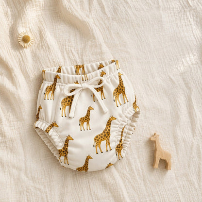 Mimi Potty Training Pants | Giraffe Royale | Safari Tales | Bamboo-Cotton, Pull-Up, Semi-Waterproof | 9M-4Y
