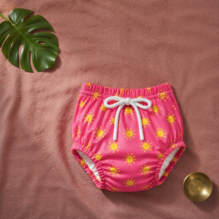 Mimi Potty Training Pants | Golden Sun | Monsoon Magic | Bamboo-Cotton, Pull-Up, Semi-Waterproof | 9M-4Y