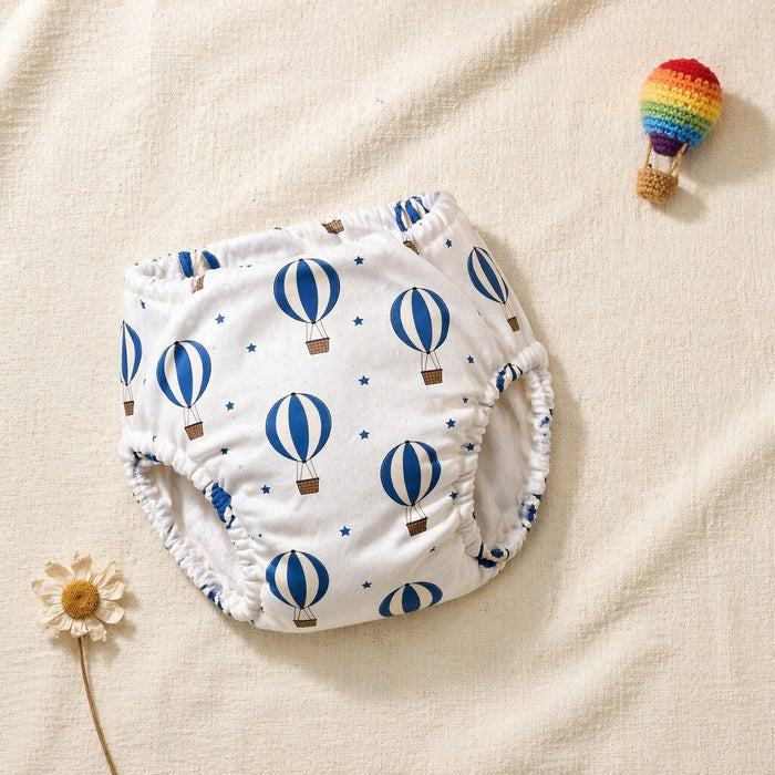 Mimi Potty Training Pants | Hot Air Balloon | Little Voyager | Bamboo-Cotton, Pull-Up, Semi-Waterproof | 9M-4Y