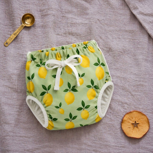Mimi Potty Training Pants | Lemon Branch | Orchard | Bamboo-Cotton, Pull-Up, Semi-Waterproof | 9M-4Y