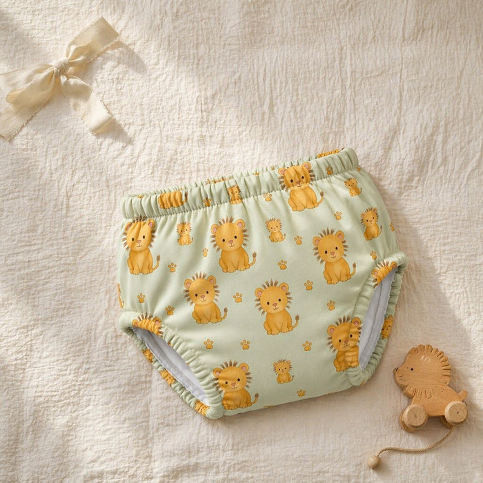 Mimi Potty Training Pants | Lion Cub | Safari Tales | Bamboo-Cotton, Pull-Up, Semi-Waterproof | 9M-4Y