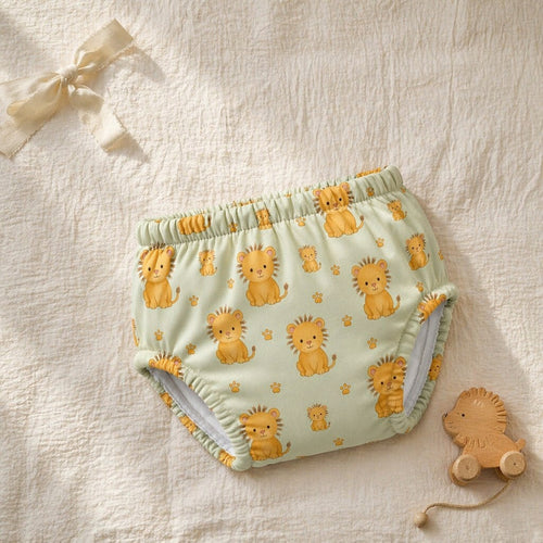Mimi Potty Training Pants | Lion Cub | Safari Tales | Bamboo-Cotton, Pull-Up, Semi-Waterproof | 9M-4Y