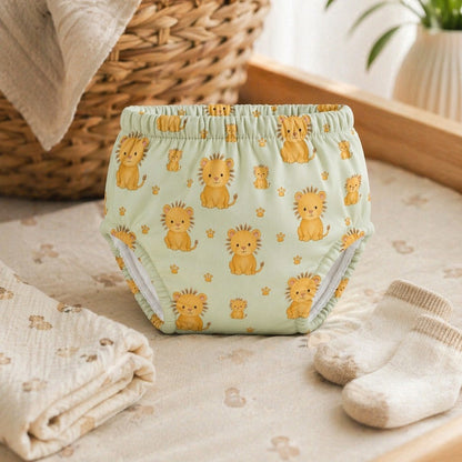 Mimi Potty Training Pants | Lion Cub | Safari Tales | Bamboo-Cotton, Pull-Up, Semi-Waterproof | 9M-4Y
