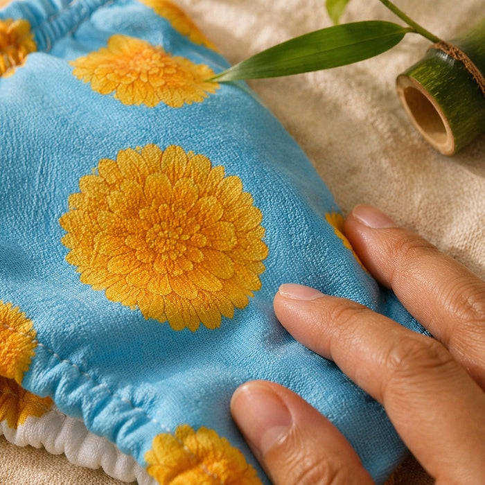 Mimi Potty Training Pants | Marigold Burst | Tropicale | Bamboo-Cotton, Pull-Up, Semi-Waterproof | 9M-4Y