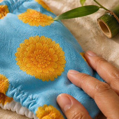 Mimi Potty Training Pants | Marigold Burst | Tropicale | Bamboo-Cotton, Pull-Up, Semi-Waterproof | 9M-4Y