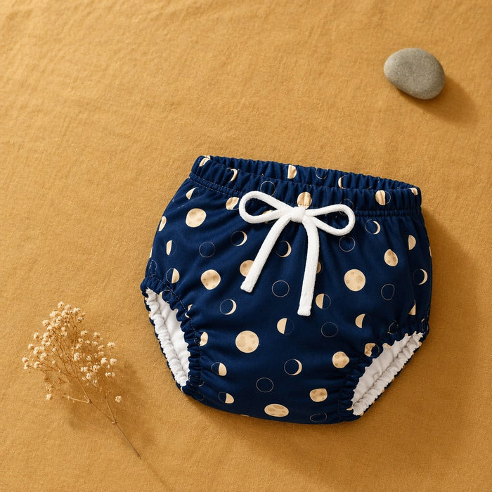 Mimi Potty Training Pants | Moon Phases | Stardust | Bamboo-Cotton, Pull-Up, Semi-Waterproof | 9M-4Y
