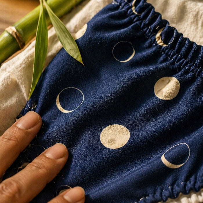 Mimi Potty Training Pants | Moon Phases | Stardust | Bamboo-Cotton, Pull-Up, Semi-Waterproof | 9M-4Y