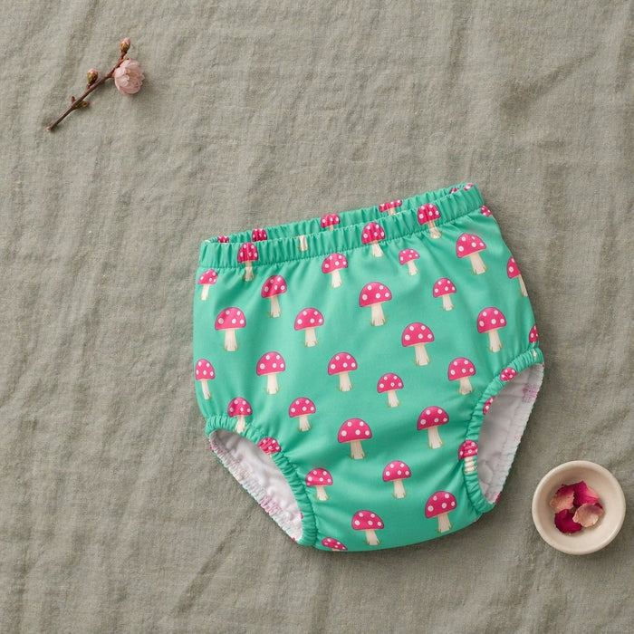 Mimi Potty Training Pants | Mushroom Magic | Blossom | Bamboo-Cotton, Pull-Up, Semi-Waterproof | 9M-4Y