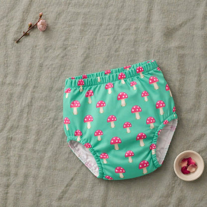Mimi Potty Training Pants | Mushroom Magic | Blossom | Bamboo-Cotton, Pull-Up, Semi-Waterproof | 9M-4Y