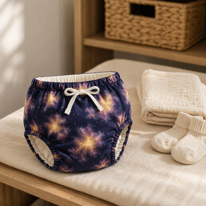 Mimi Potty Training Pants | Nebula | Stardust | Bamboo-Cotton, Pull-Up, Semi-Waterproof | 9M-4Y