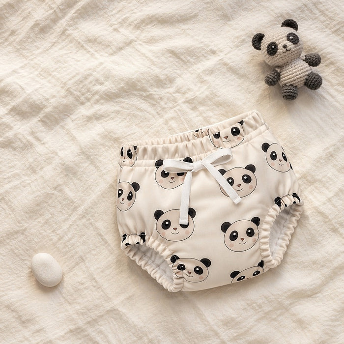 Mimi Potty Training Pants | Panda Face | Safari Tales | Bamboo-Cotton, Pull-Up, Semi-Waterproof | 9M-4Y