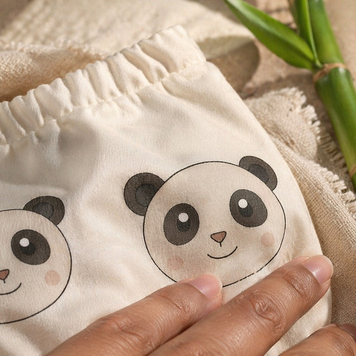 Mimi Potty Training Pants | Panda Face | Safari Tales | Bamboo-Cotton, Pull-Up, Semi-Waterproof | 9M-4Y