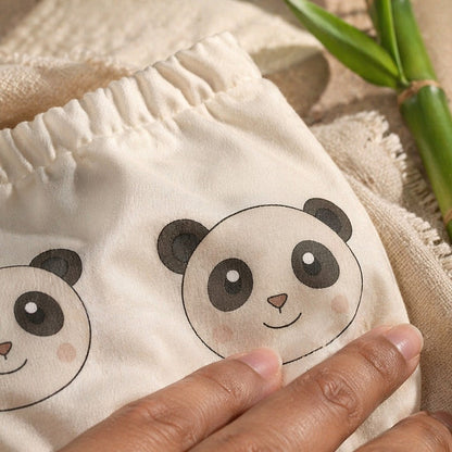 Mimi Potty Training Pants | Panda Face | Safari Tales | Bamboo-Cotton, Pull-Up, Semi-Waterproof | 9M-4Y