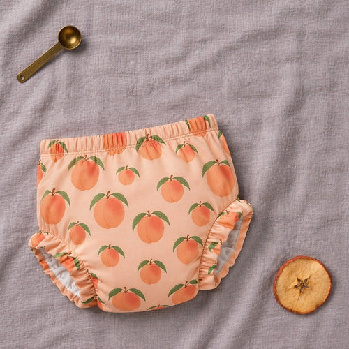 Mimi Potty Training Pants | Peach Garden | Orchard | Bamboo-Cotton, Pull-Up, Semi-Waterproof | 9M-4Y
