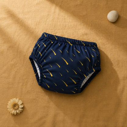 Mimi Potty Training Pants | Shooting Stars | Stardust | Bamboo-Cotton, Pull-Up, Semi-Waterproof | 9M-4Y