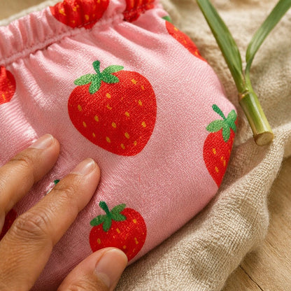 Mimi Potty Training Pants | Strawberry Patch | Blossom | Bamboo-Cotton, Pull-Up, Semi-Waterproof | 9M-4Y