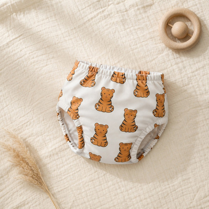Mimi Potty Training Pants | Tiger Cub | Safari Tales | Bamboo-Cotton, Pull-Up, Semi-Waterproof | 9M-4Y