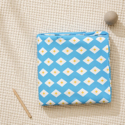 Mimi Swaddle Wrap | Argyle | Geo Play | Bamboo-Muslin, 3× Softer, 120×120cm | 0-6M