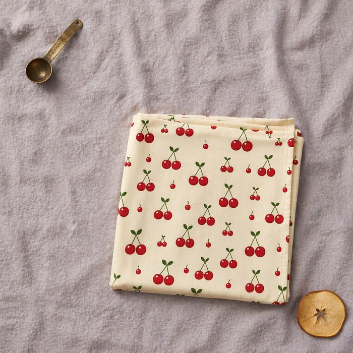 Mimi Swaddle Wrap | Cherry Pair | Orchard | Bamboo-Muslin, 3× Softer, 120×120cm | 0-6M
