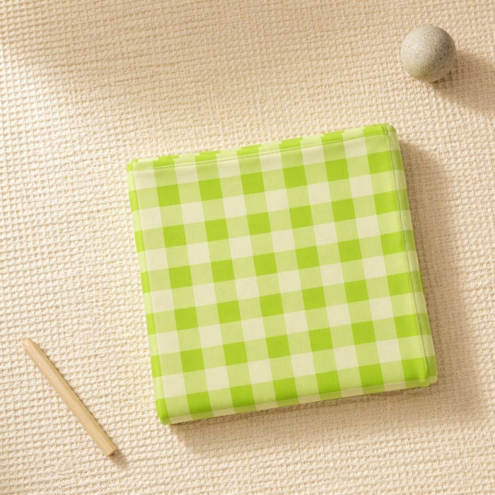 Mimi Swaddle Wrap | Gingham | Geo Play | Bamboo-Muslin, 3× Softer, 120×120cm | 0-6M