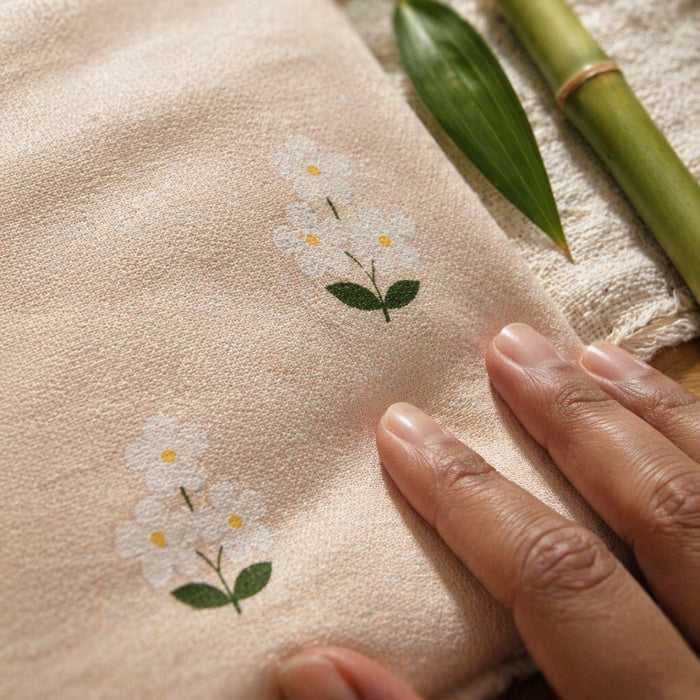 Mimi Swaddle Wrap | Jasmine Bunch | Tropicale | Bamboo-Muslin, 3× Softer, 120×120cm | 0-6M