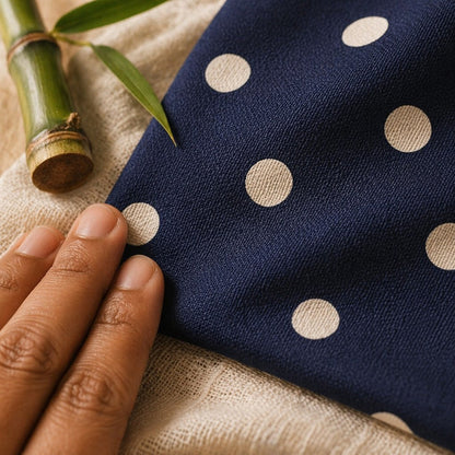 Mimi Swaddle Wrap | Polka Dots | Geo Play | Bamboo-Muslin, 3× Softer, 120×120cm | 0-6M