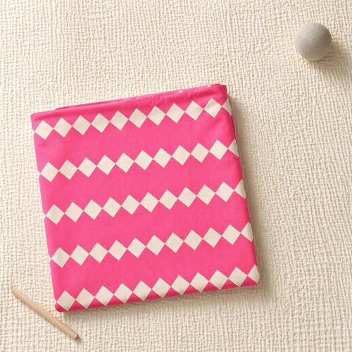 Mimi Swaddle Wrap | Zigzag | Geo Play | Bamboo-Muslin, 3× Softer, 120×120cm | 0-6M