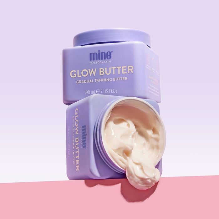 MINETAN Glow Butter – palaipsniui įdegį suteikiantis kūno sviestas