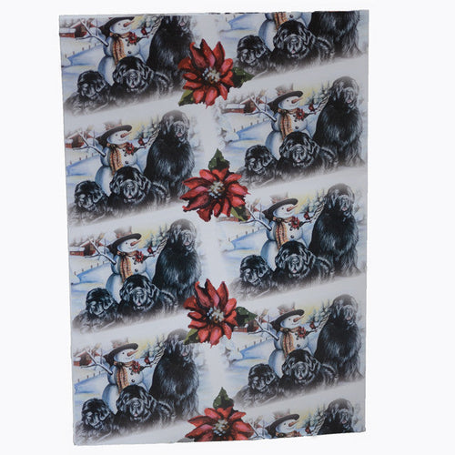 Newfoundland Dog Christmas Wrapping Paper