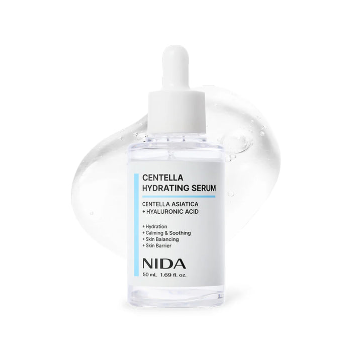 NIDA Centella Hydrating Serum - drėkinantis ir raminantis veido serumas