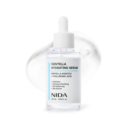 NIDA Centella Hydrating Serum - drėkinantis ir raminantis veido serumas