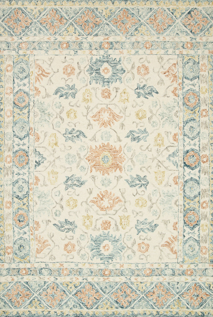 The Rug Corner Loloi Norabel Ivory / Multi