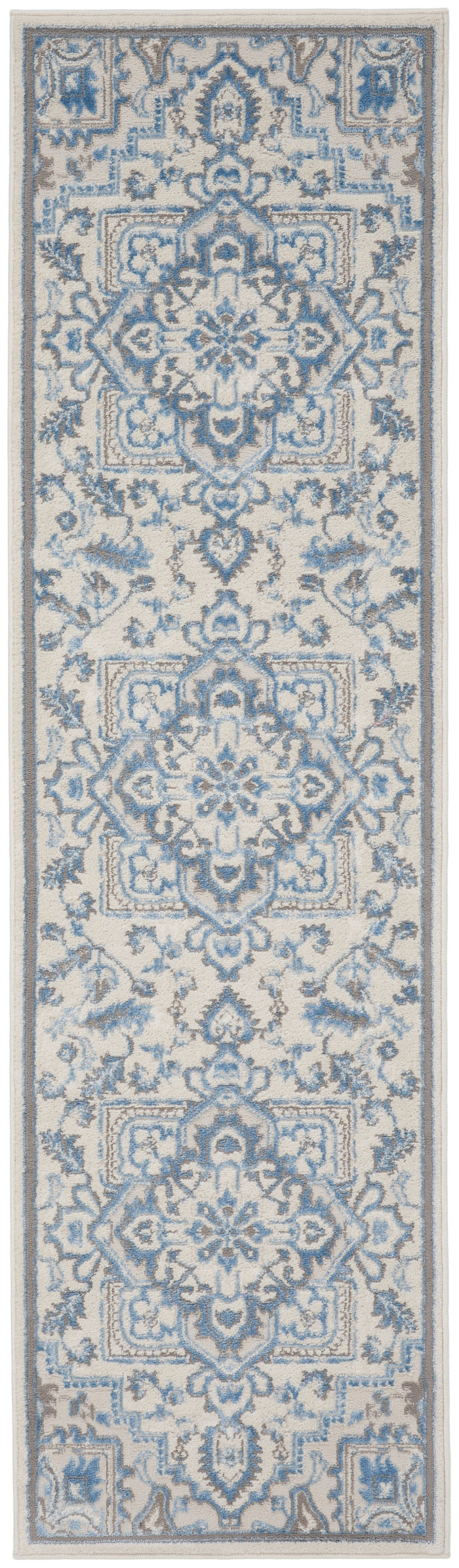 The Rug Corner Nourison Home Elation ETN10 IVBLU Area Rugs