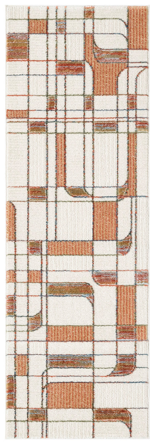 The Rug Corner Nourison Home Nourison Home - Nordic Ivory/Rust Area Rug NRC17