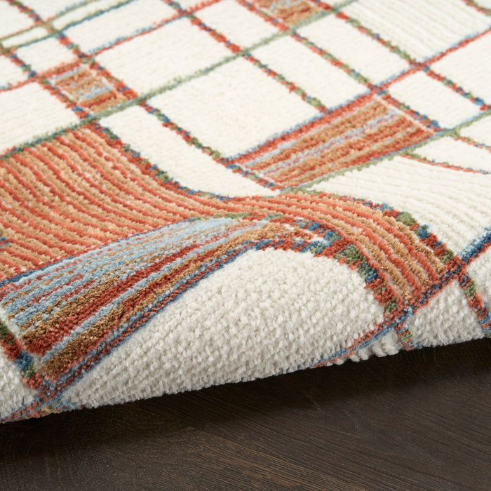 The Rug Corner Nourison Home Nourison Home - Nordic Ivory/Rust Area Rug NRC17