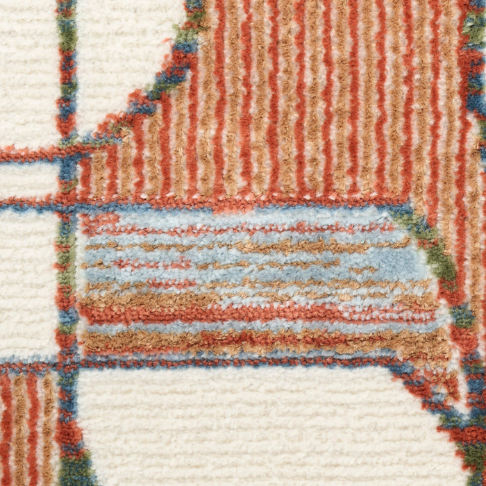 The Rug Corner Nourison Home Nourison Home - Nordic Ivory/Rust Area Rug NRC17