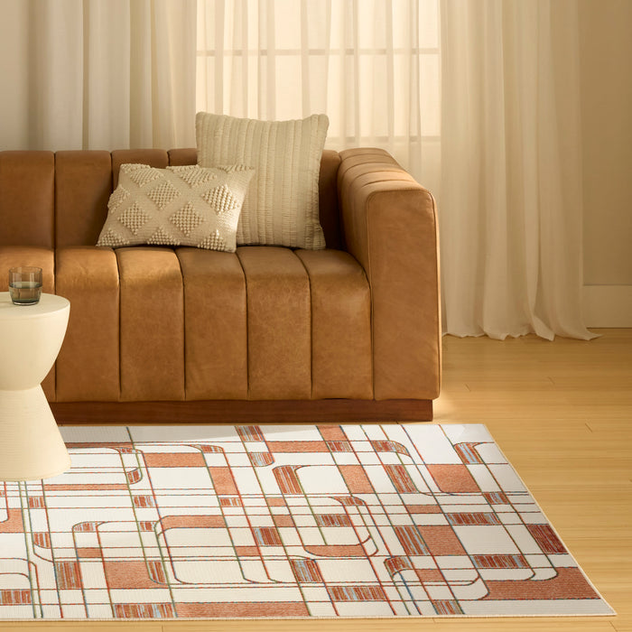 The Rug Corner Nourison Home Nourison Home - Nordic Ivory/Rust Area Rug NRC17