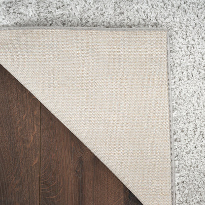 The Rug Corner Nourison Home Pacific Shag PCS01 SILVR Area Rugs