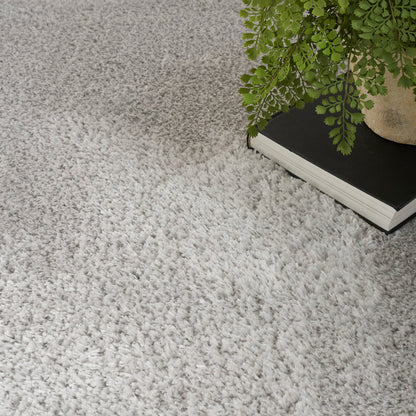The Rug Corner Nourison Home Pacific Shag PCS01 SILVR Area Rugs