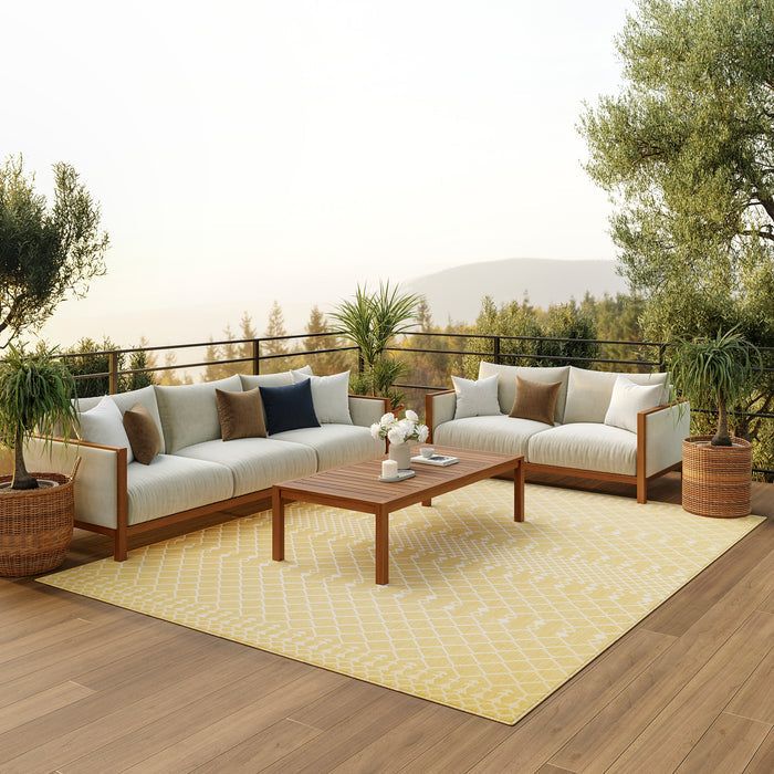 The Rug Corner Nourison Home Nourison Home - Positano Yellow Area Rug POS02