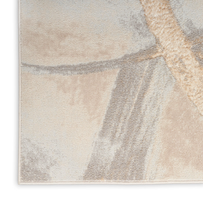 The Rug Corner Nourison Home Nourison Home - Splash Beige/Green Area Rug BSK01