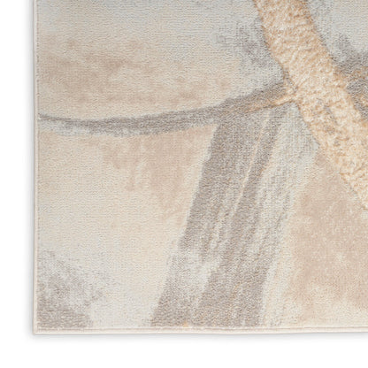The Rug Corner Nourison Home Nourison Home - Splash Beige/Green Area Rug BSK01