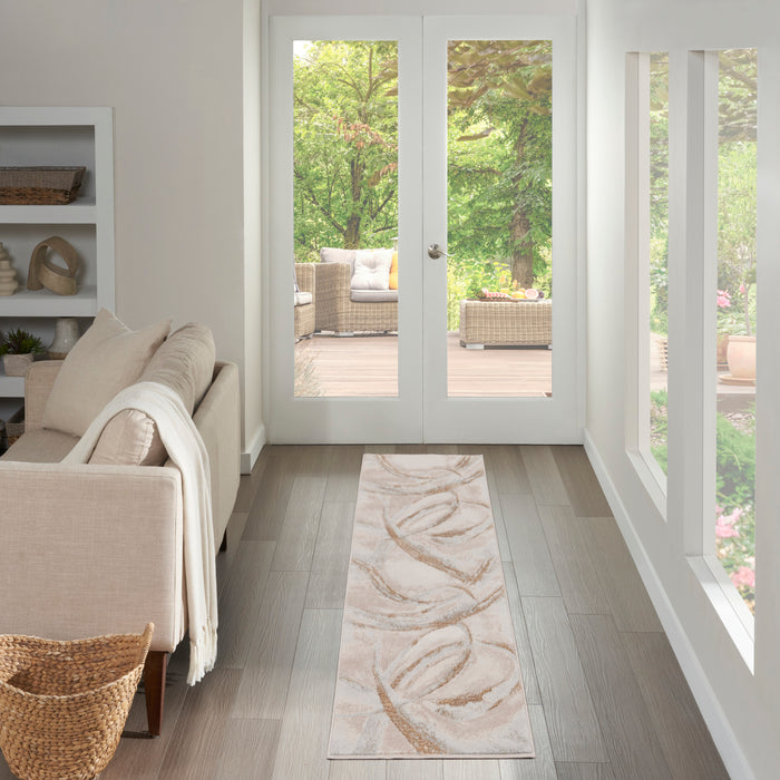 The Rug Corner Nourison Home Nourison Home - Splash Beige/Green Area Rug BSK01