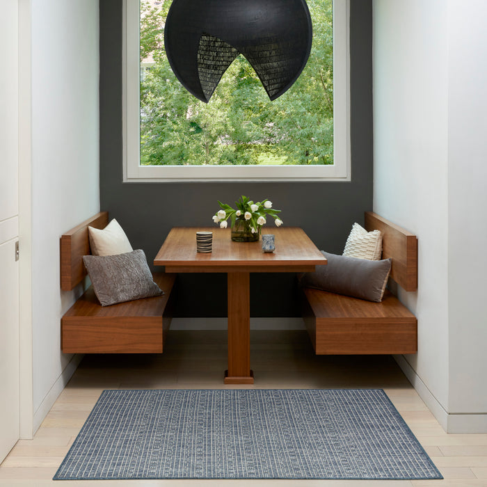 The Rug Corner Nourison Home Tulum TLM01 DENIM Area Rugs
