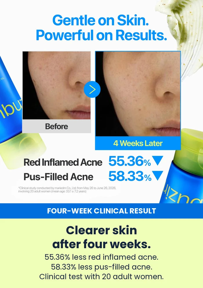 Numbuzin No.0 sulfur cleansing foam four-week clinical result