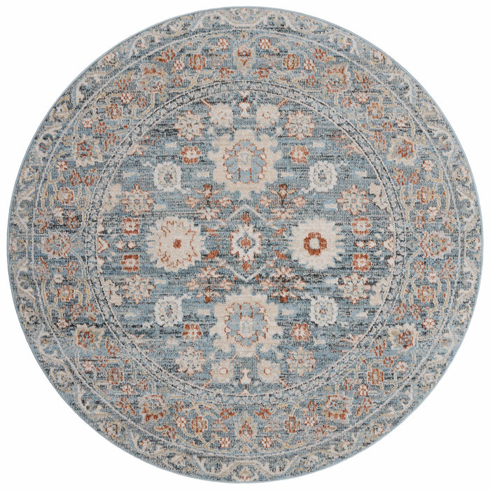 The Rug Corner Loloi II Odette Sky / Rust