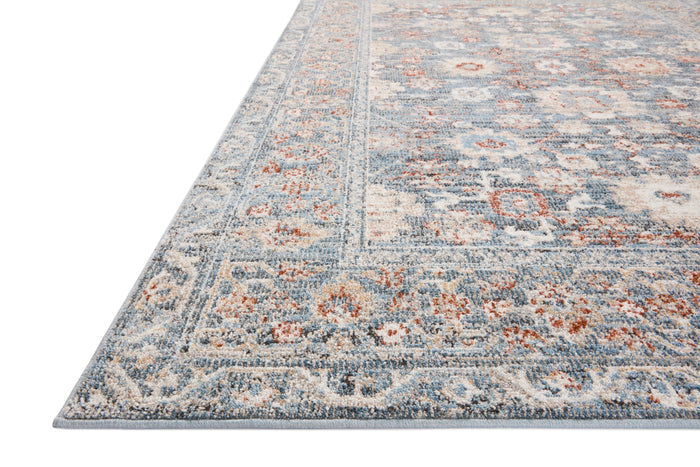 The Rug Corner Loloi II Odette Sky / Rust