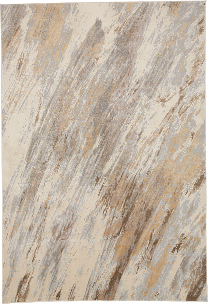 The Rug Corner Feizy Parker Transitional Abstract - Ivory/Tan/Brown  Parker Transitional Abstract - Ivory/Tan/Brown